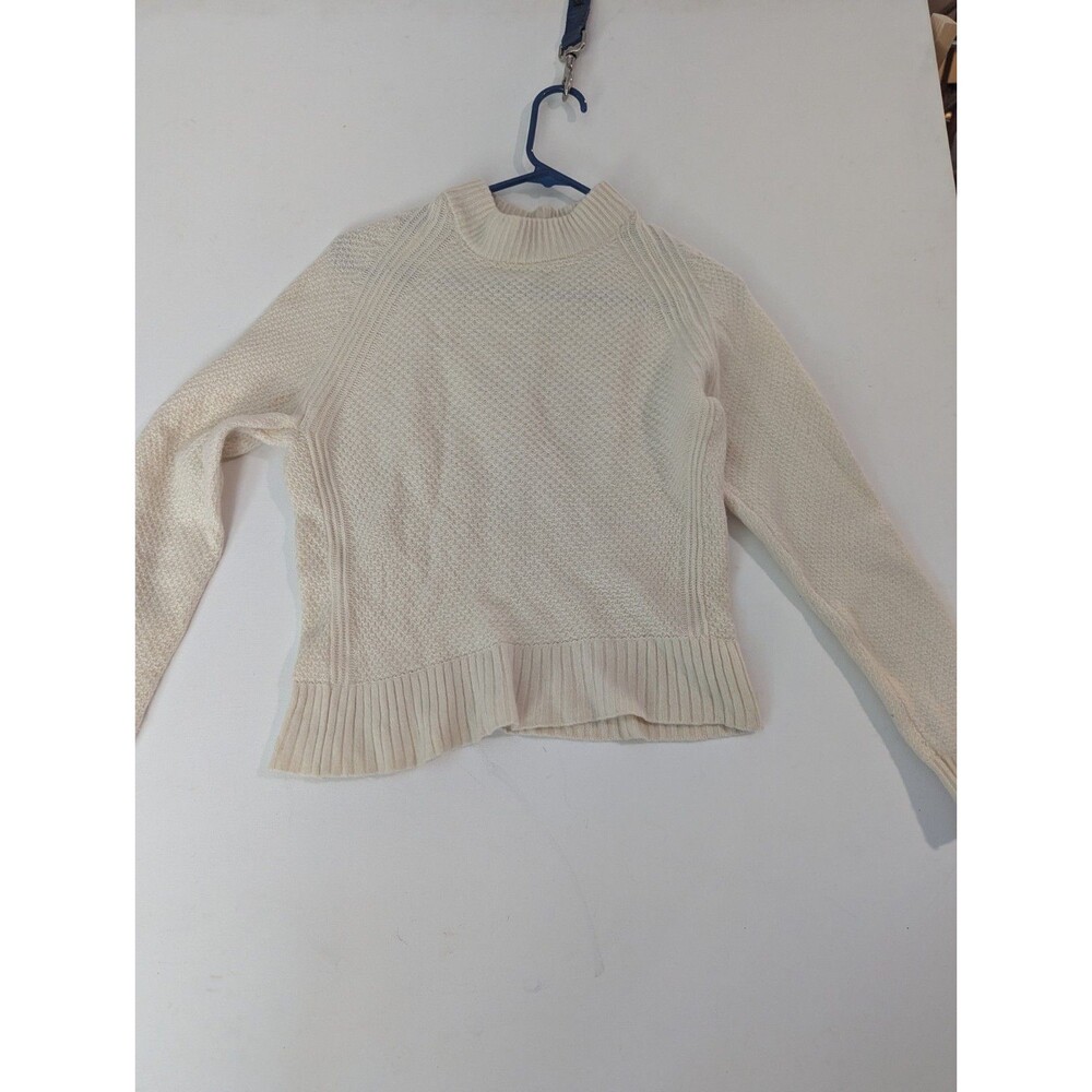 Everlane Sweater Womens XXSmall Recycled Cashmere Knit Neutral Pullover Ivory